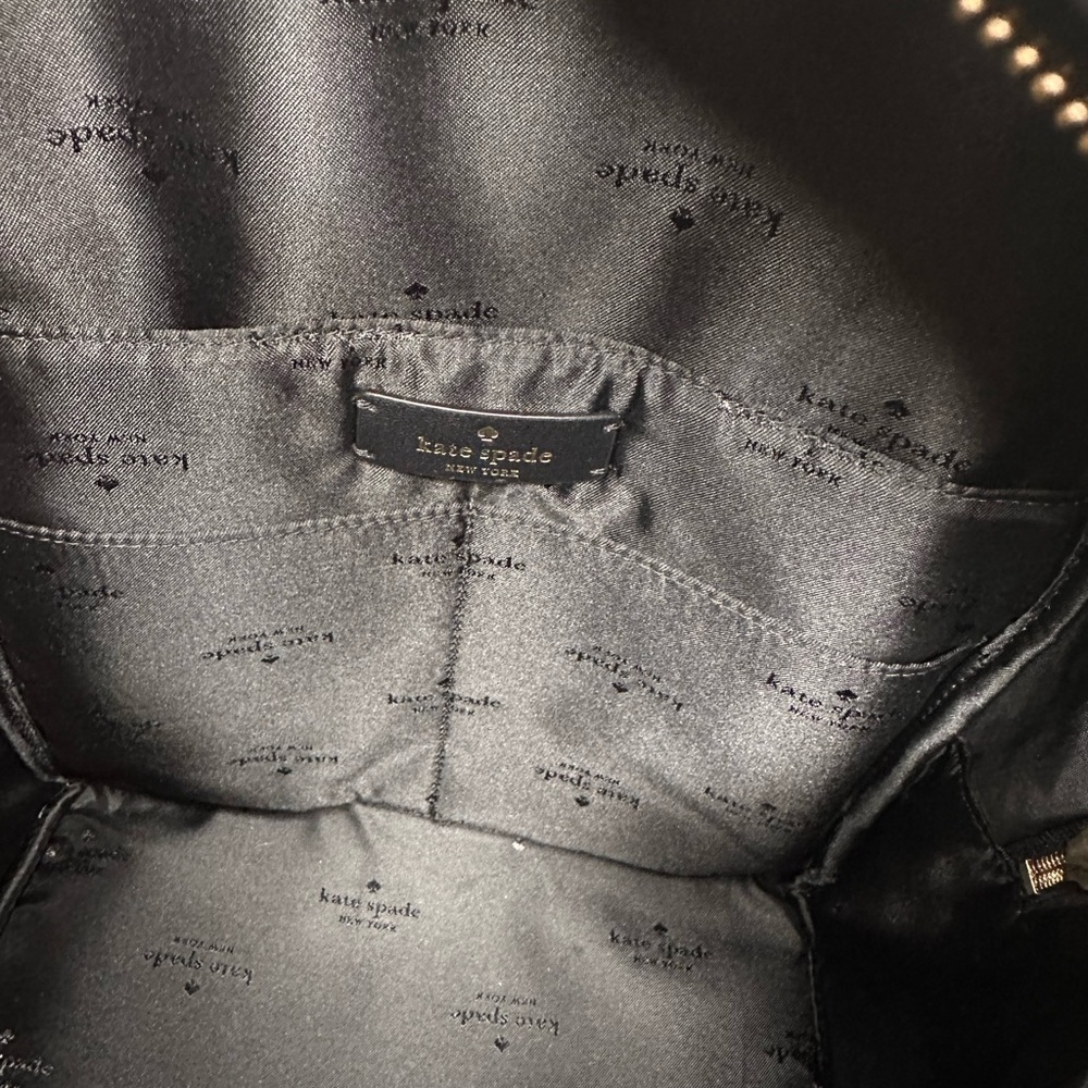 Kate Spade Chelsea Medium Nylon Backpack - Black - Picture 8 of 9